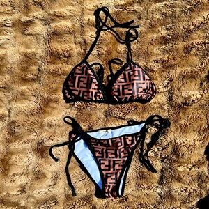 EUC Fendi swim suit size small